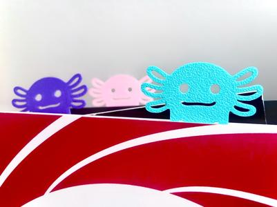 Axolotl Slip-On Bookmark