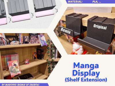 Manga Display - Shelf Extender [Remix EBERTH]