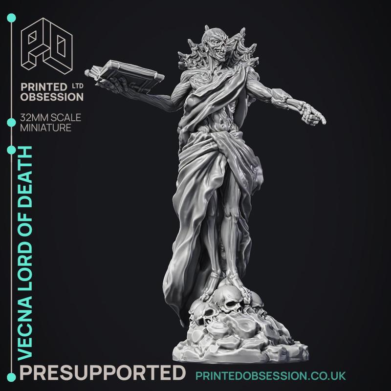 Vecna - Lord of Death - Lich - PRESUPPORTED - 32mm Scale
