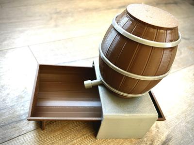 Perpetual flow water barrel experiment