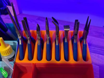 Gridfinity Vertical Mini Plier Holder x 8