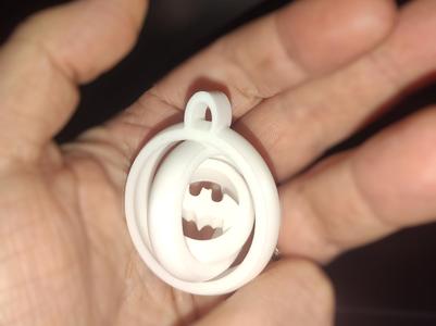 Gyroscopic Batman Keychain
