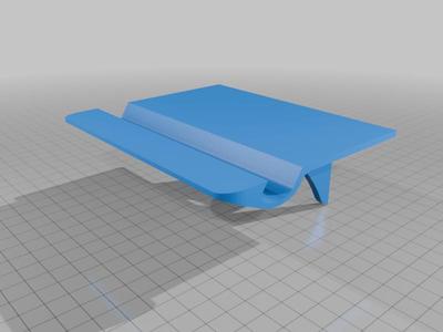 extended shelf with supports-remix