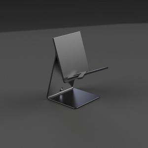 Minimalist Smartphone Stand with Band-Friendly Design