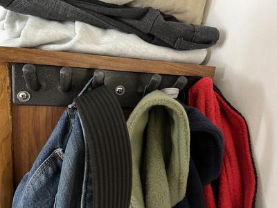 Large Clothes Hanging Hook Set