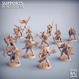 Human Fighters Guild - 6 Modular