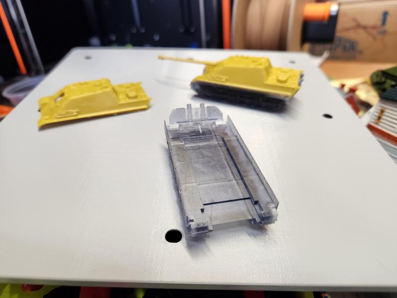 JagdPanther Lower Hull for Battlefront Parts 1/100