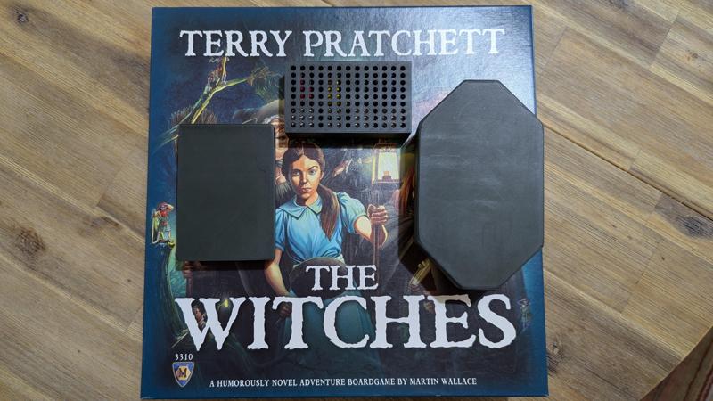 The Witches boardgame organizer