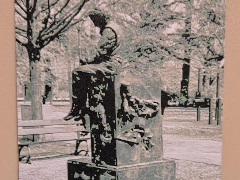 Imola monument commemorating Ayrton Senna