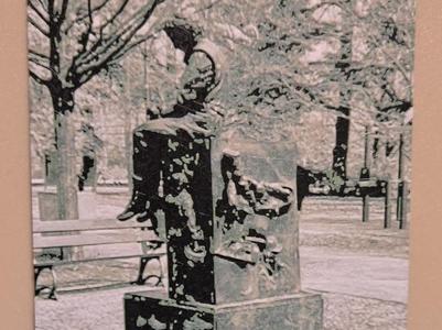 Imola monument commemorating Ayrton Senna