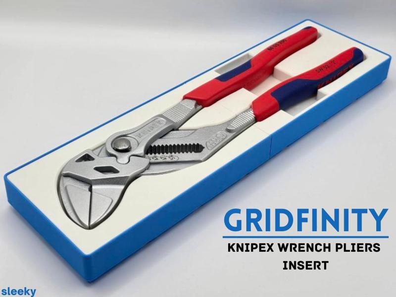 Knipex 86 05 250 Wrench Pliers Gridfinity Insert