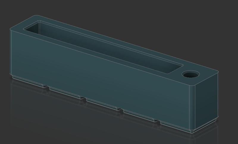 DSI XL Gridfinity Bin with large stylus hole