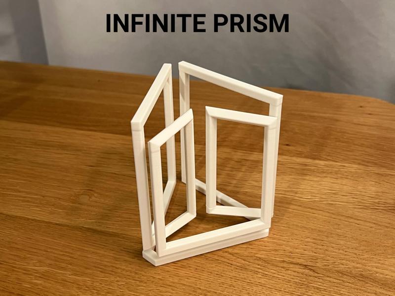 Infinite Prism Desktop Decor