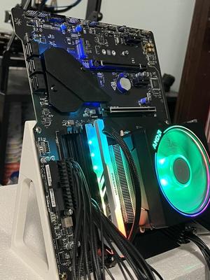 Motherboard Stand or Mount for CPU crypto mining