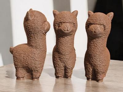 Adorable Alpaca Keychain