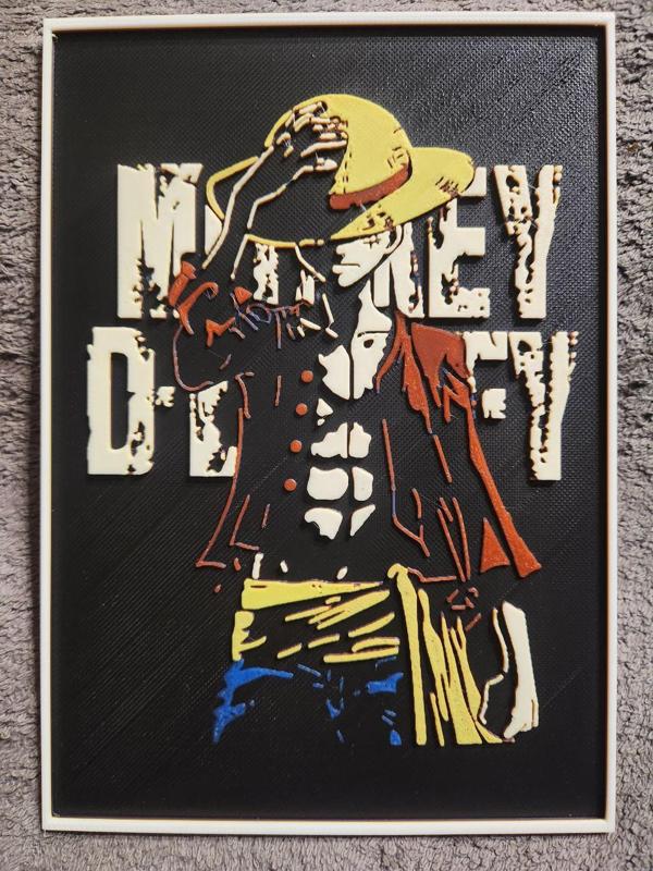 Monkey D Luffy - One Piece - HueForge