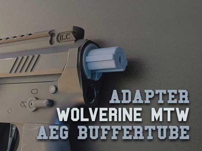 Wolverine MTW to AEG Buffertube Adapter