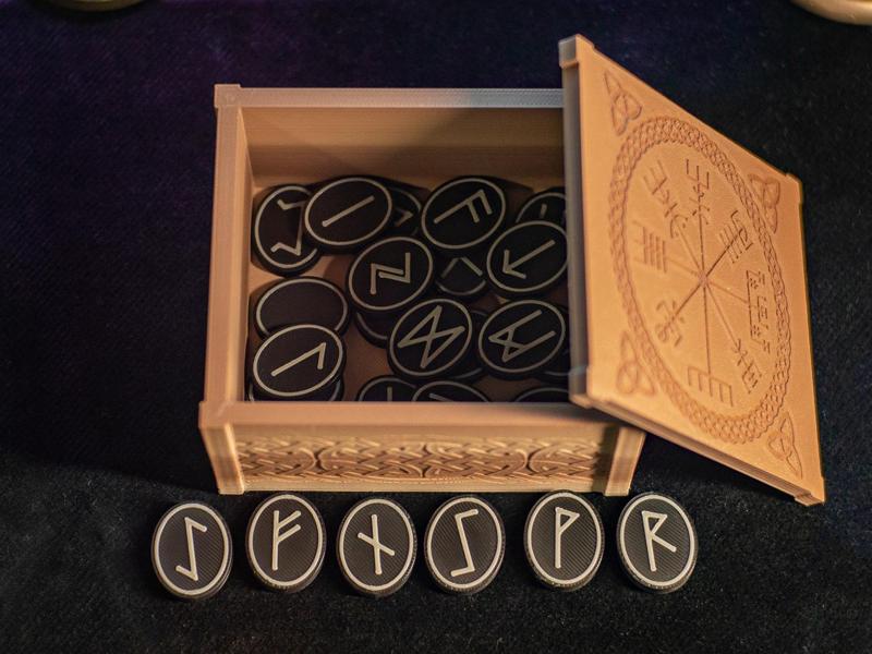 Elder Futhark Rune Set and Case