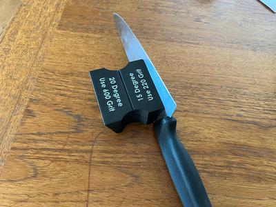 Rolling Knife Sharpener Fixed Angle Block