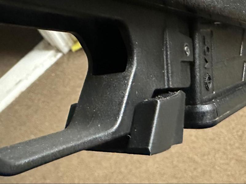 Extended Mag Release for MDT Field Stock