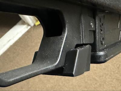 Extended Mag Release for MDT Field Stock