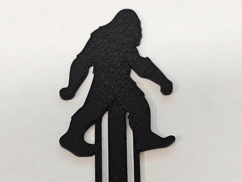 Simple Bigfoot Bookmark - Commercial Use