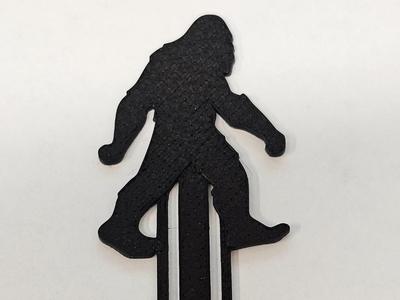 Simple Bigfoot Bookmark - Commercial Use