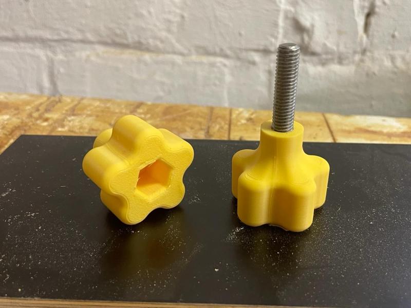 40mm M8 Star Knob