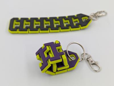 Articulated Flexi Keychain Fidget