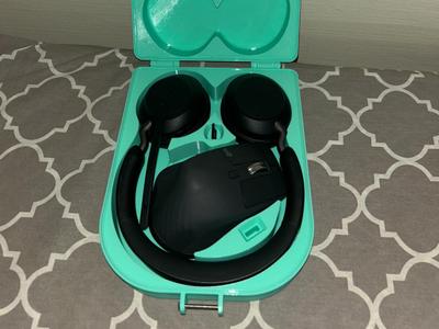 Jabra and Logitech mouse rugged box