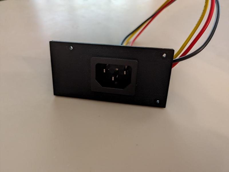 Flex-ATX Plate for Filshu IEC320 Power Plug