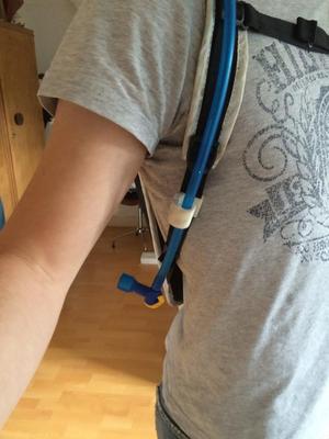 Camelbak hose holder