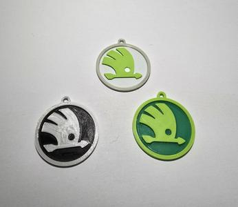 Skoda Auto Keychain