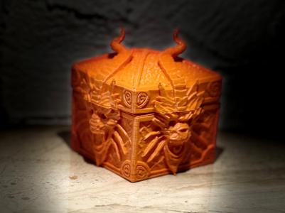 Demon Dragon Treasure Chest Storage Container