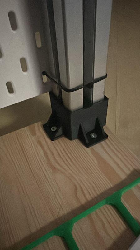 Alu Profile 4040 Corner Endcap with Screwholes