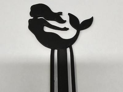 Simple Mermaid Bookmark - Commercial Use