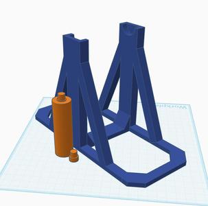 Spool Holder With Ball Bearings 