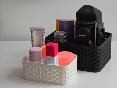 Designer Storage Baskets with 3D wall design