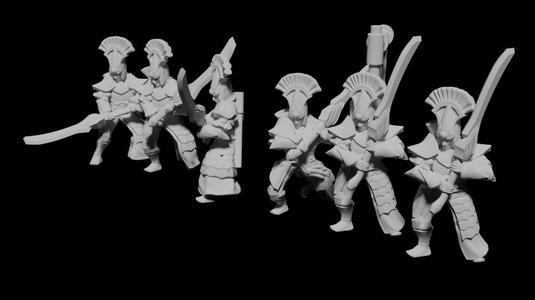 high elf swordsmen 28mm scale
