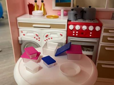 Dollhouse Accessory Storage Containers
