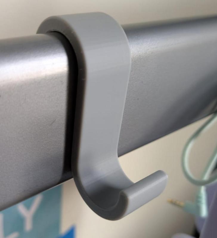 Organizing hanger for Kids bed, 60x21mm rails