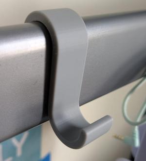 Organizing hanger for Kids bed, 60x21mm rails