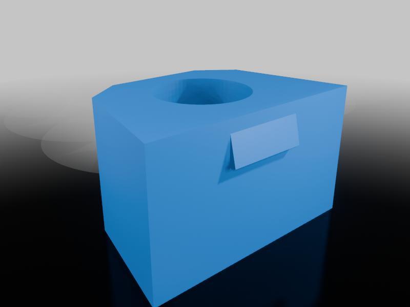 Replacement foot for Plano V-Crate.