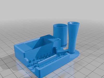 2 piece razor drying rack