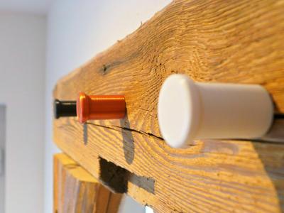 A discreet wall hook
