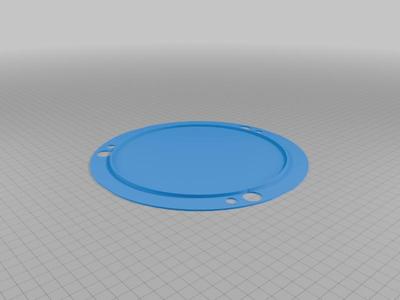 Sky Watcher Quattro 200P rear plate closed & 120mm fan