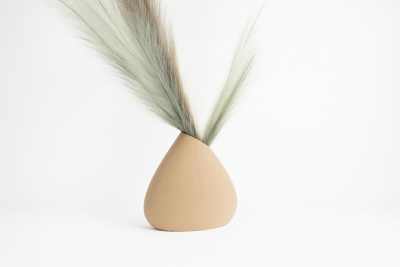 STILLA - Vaso Moderno Organico per Pampas – Design Minimal ed Elegante