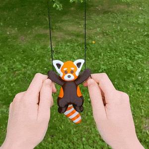 Climbing Red Panda String Toy
