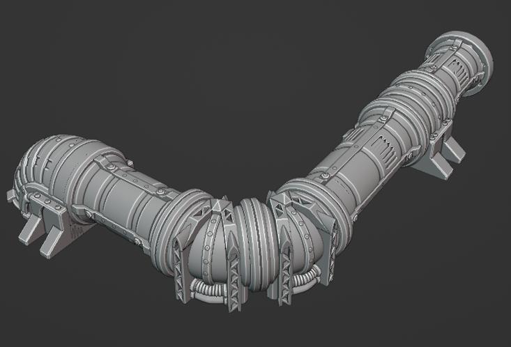 Grimdark terrain pipelines for wargaming, Warhammer 40k etc.