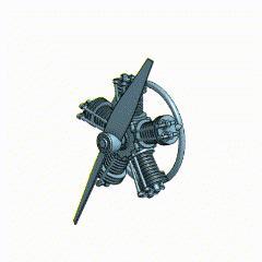 5 cylinder radial engine